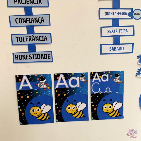 KIT DECORAÇÃO SALA DE AULA TEMA ASTRONAUTA - Image 6