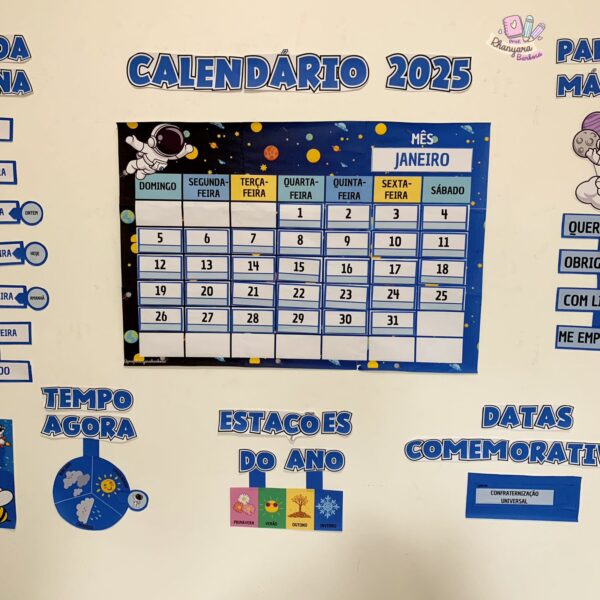 KIT DECORAÇÃO SALA DE AULA TEMA ASTRONAUTA - Image 5