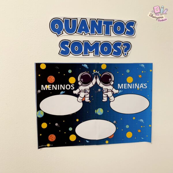 KIT DECORAÇÃO SALA DE AULA TEMA ASTRONAUTA - Image 12