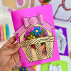 CARTÃO 3D CESTA COM FLORES DIA DAS MÃES - Image 9