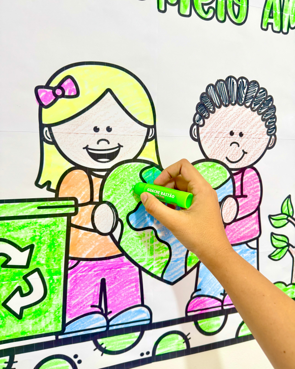 CARTAZ PARA COLORIR DIA MUNDIAL DO MEIO AMBIENTE - Image 2