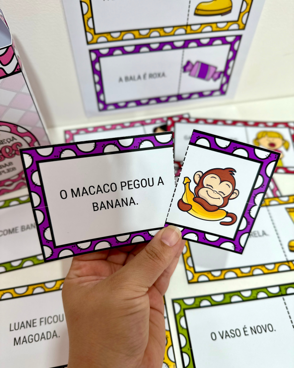 QUEBRA-CABEÇA FRASES SÍLABAS SIMPLES - Image 8