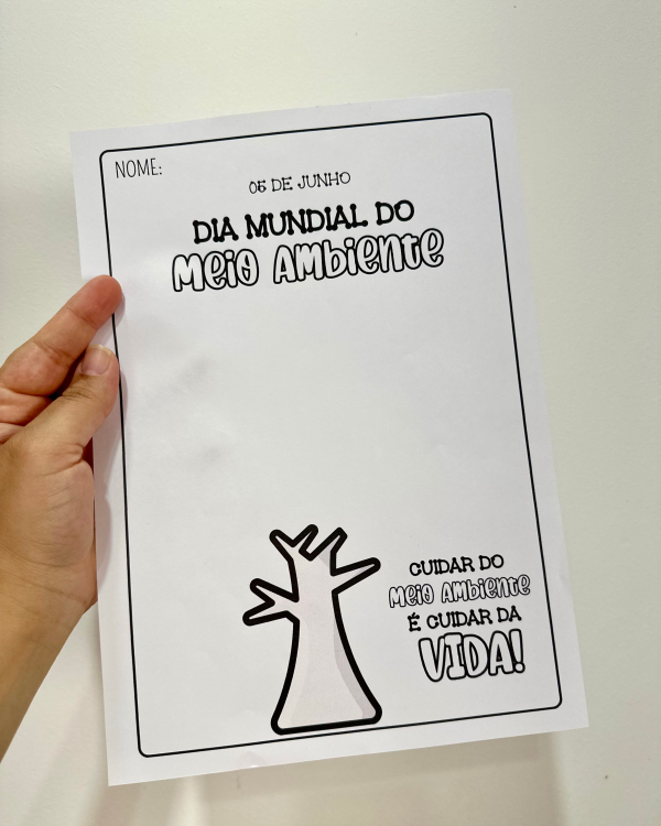 ATIVIDADE FOLHAS DIA DO MEIO AMBIENTE - Image 7