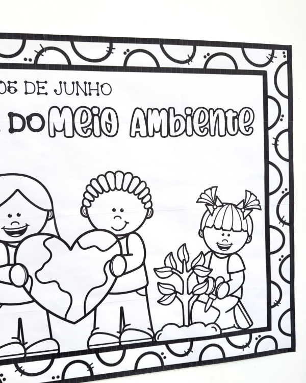 CARTAZ PARA COLORIR DIA MUNDIAL DO MEIO AMBIENTE - Image 8