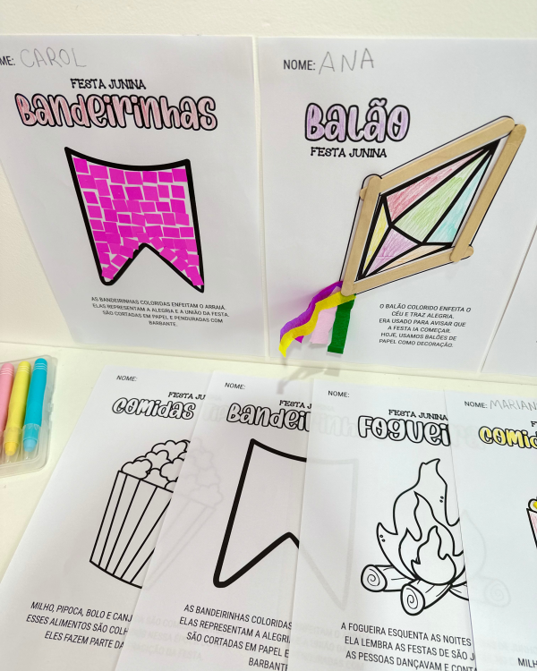 ATIVIDADES DE ARTES FESTA JUNINA - Image 7