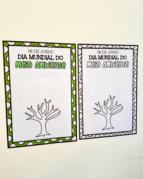 CARTAZ COLABORATIVO ÁRVORE DIA DO MEIO AMBIENTE - Image 11