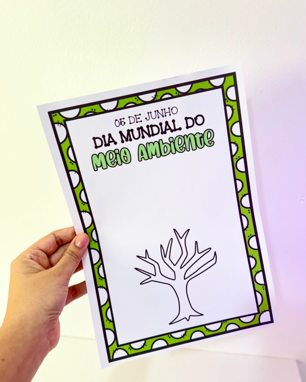 CARTAZ COLABORATIVO ÁRVORE DIA DO MEIO AMBIENTE - Image 10