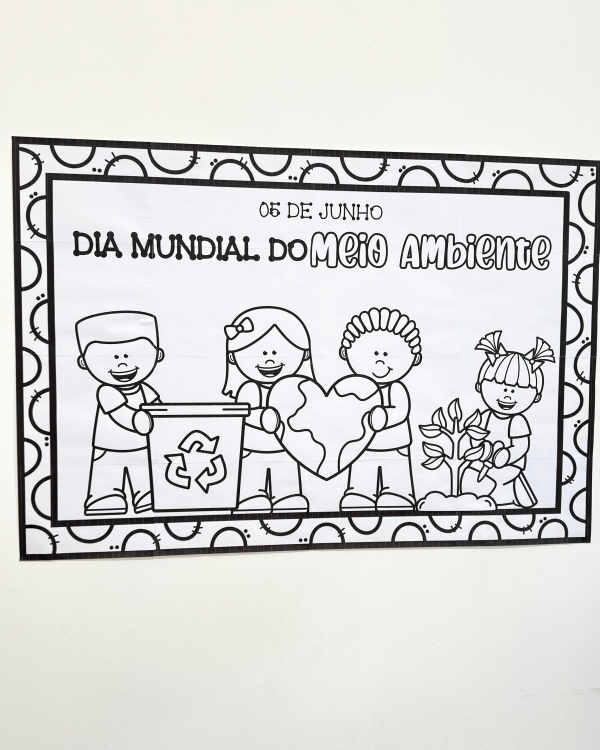 CARTAZ PARA COLORIR DIA MUNDIAL DO MEIO AMBIENTE - Image 7