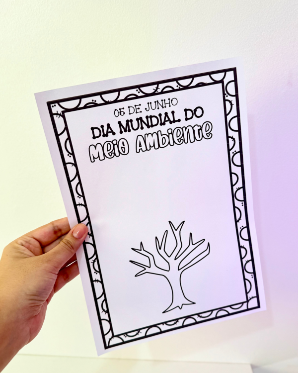CARTAZ COLABORATIVO ÁRVORE DIA DO MEIO AMBIENTE - Image 9