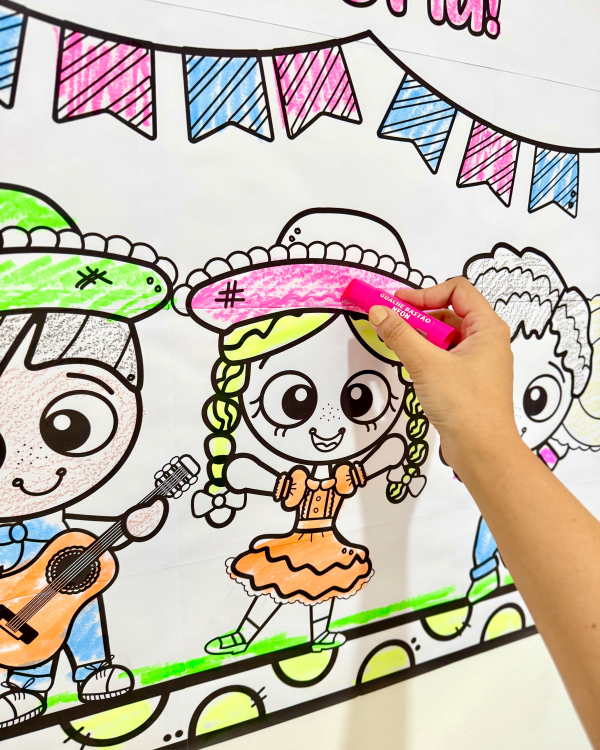 PAINEL PARA COLORIR FESTA JUNINA - Image 4