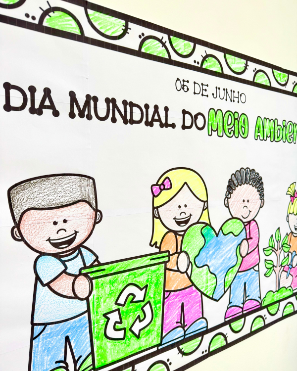 CARTAZ PARA COLORIR DIA MUNDIAL DO MEIO AMBIENTE - Image 3