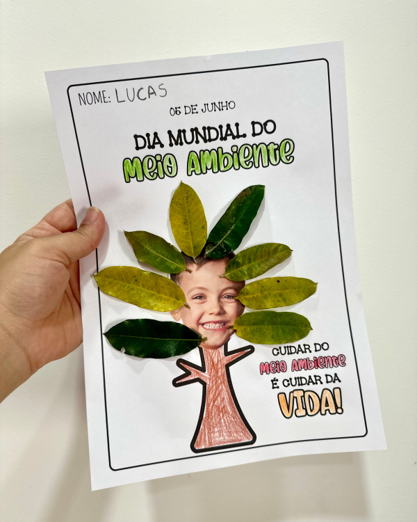 ATIVIDADE FOLHAS DIA DO MEIO AMBIENTE - Image 5