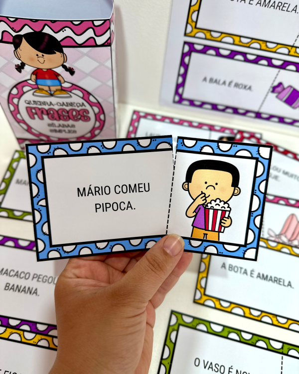 QUEBRA-CABEÇA FRASES SÍLABAS SIMPLES - Image 6