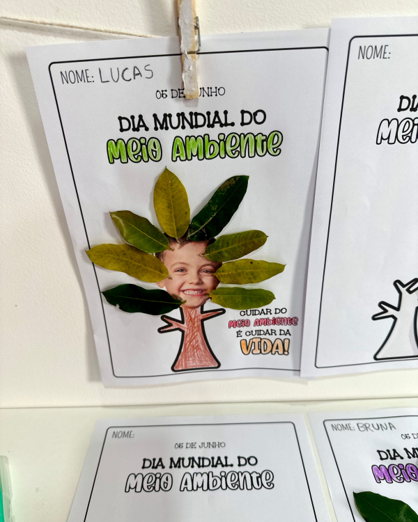 ATIVIDADE FOLHAS DIA DO MEIO AMBIENTE - Image 2