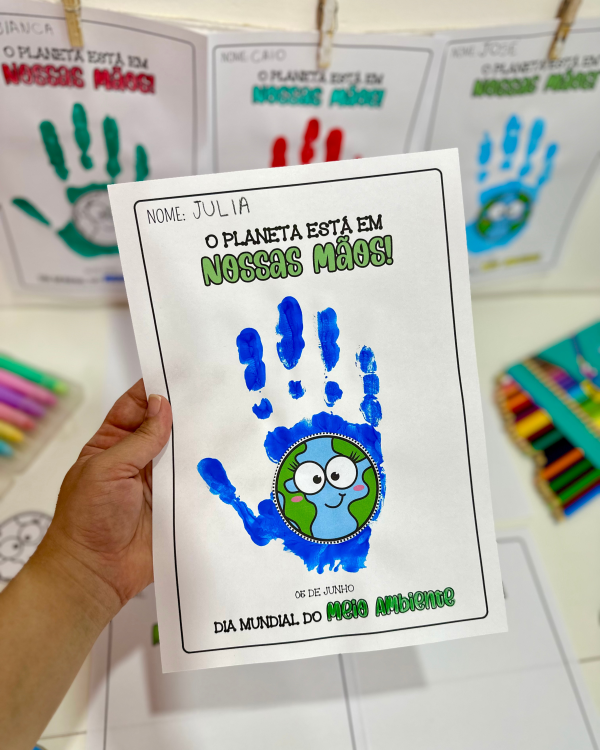 ATIVIDADE CARIMBO DE MÃO DIA DO MEIO AMBIENTE - Image 5