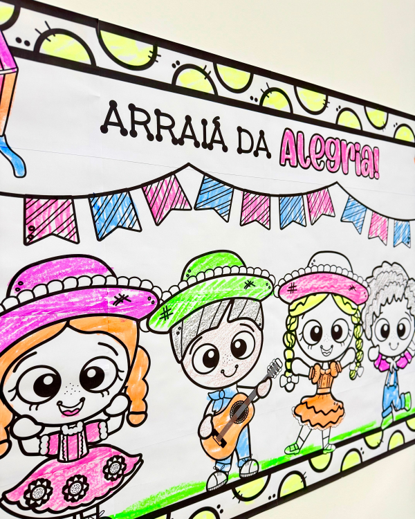 PAINEL PARA COLORIR FESTA JUNINA - Image 2