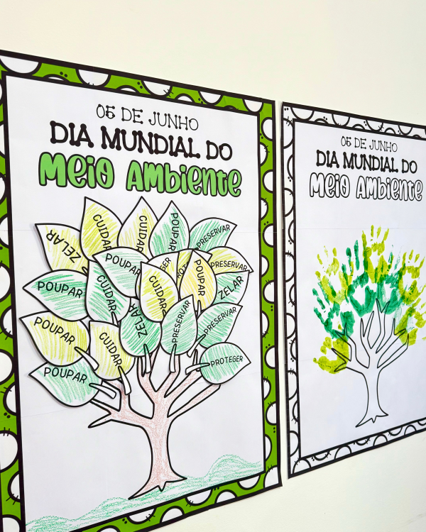 CARTAZ COLABORATIVO ÁRVORE DIA DO MEIO AMBIENTE - Image 5