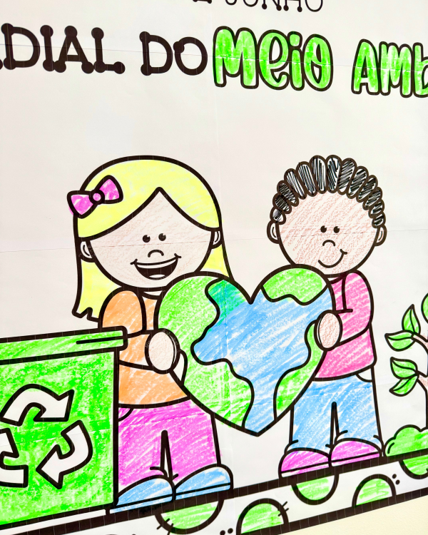 CARTAZ PARA COLORIR DIA MUNDIAL DO MEIO AMBIENTE - Image 5