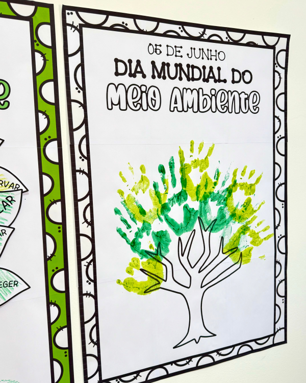 CARTAZ COLABORATIVO ÁRVORE DIA DO MEIO AMBIENTE - Image 6