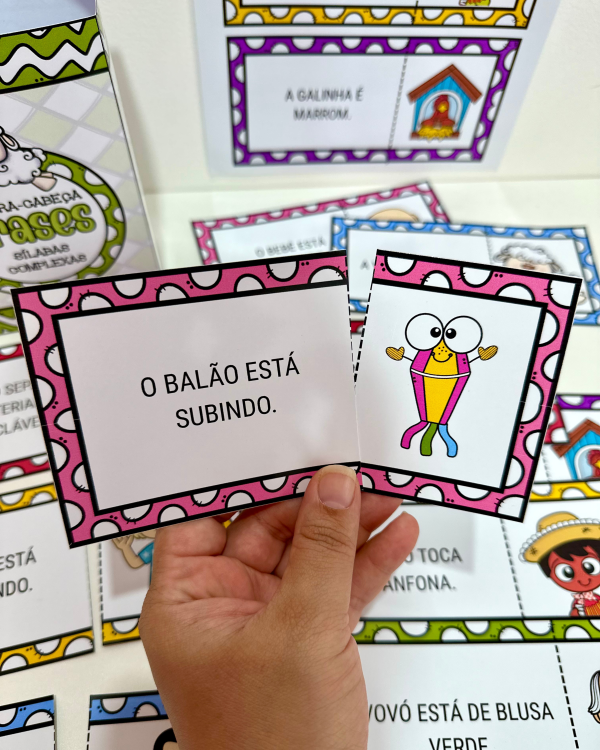 QUEBRA-CABEÇA FRASES SÍLABAS COMPLEXAS - Image 4