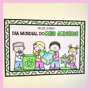 CARTAZ PARA COLORIR DIA MUNDIAL DO MEIO AMBIENTE