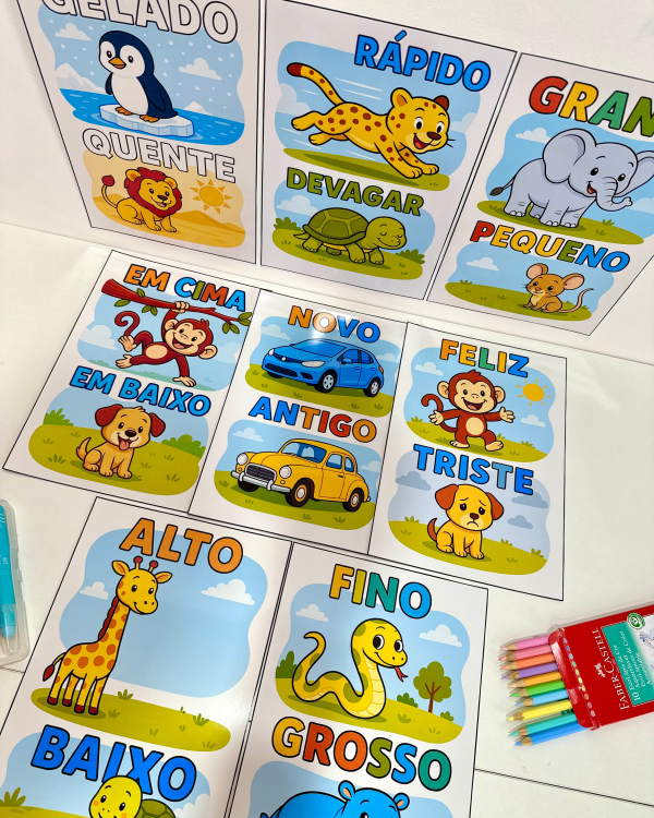 FICHAS CONCEITOS EDUCAÇÃO INFANTIL - Image 2