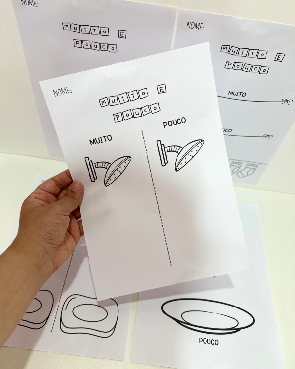 ATIVIDADES CONCEITO MUITO E POUCO - Image 13
