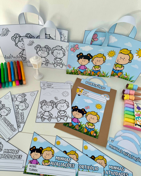 KIT CAPAS TEMA JARDIM - Imagem 2