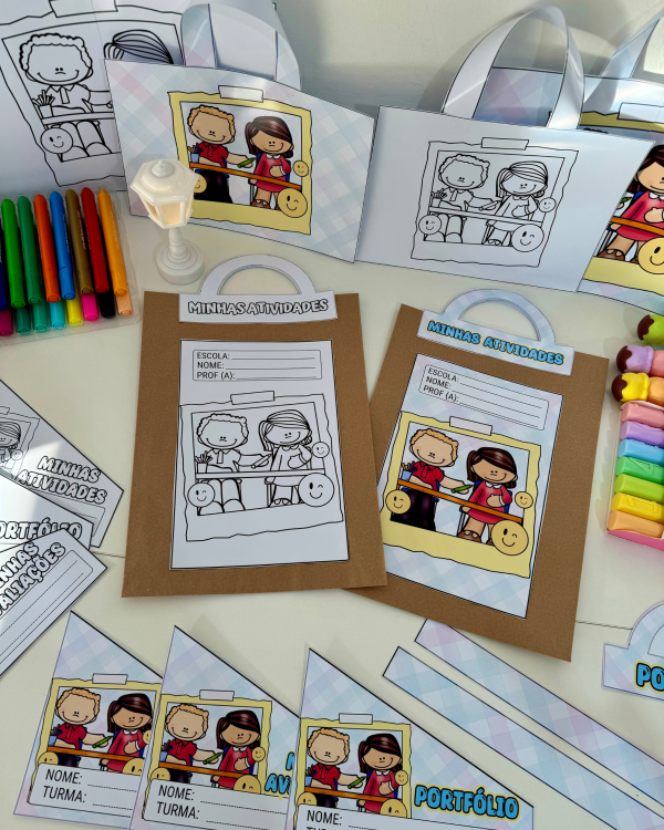 KIT CAPAS TEMA ESCOLA - Image 2