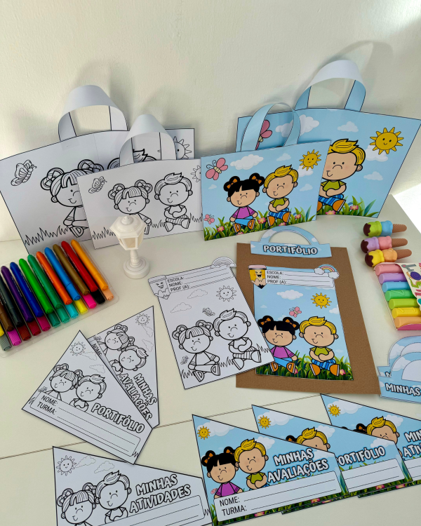 KIT CAPAS TEMA JARDIM - Imagem 3