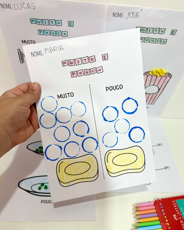 ATIVIDADES CONCEITO MUITO E POUCO - Image 5