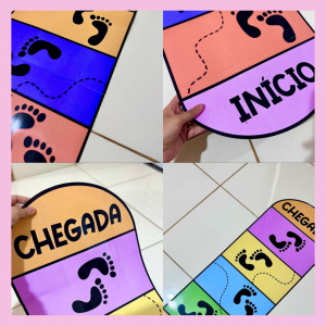 TAPETE JOGO DAS PEGADAS