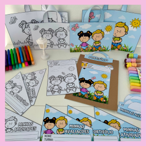 KIT CAPAS TEMA JARDIM