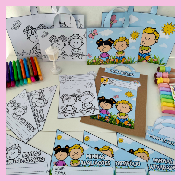 KIT CAPAS TEMA JARDIM