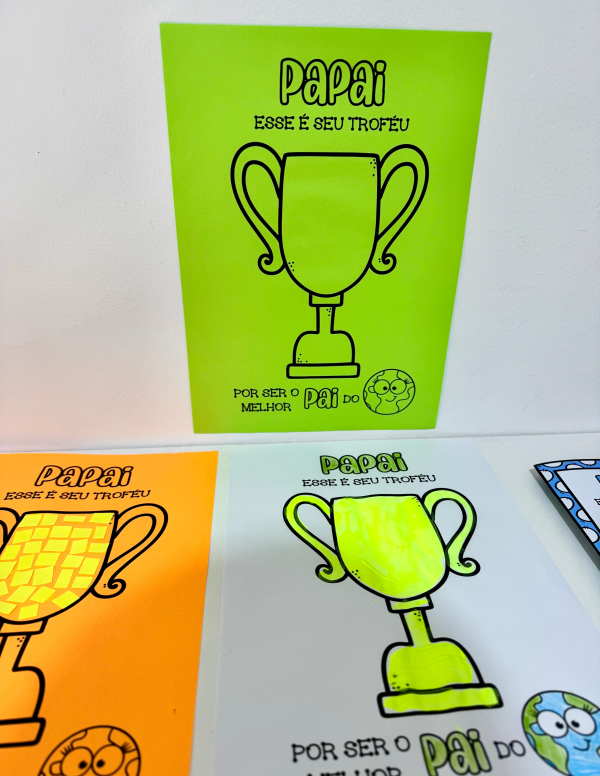 ATIVIDADE E CARTÃO DIA DOS PAIS TROFÉU - Image 5