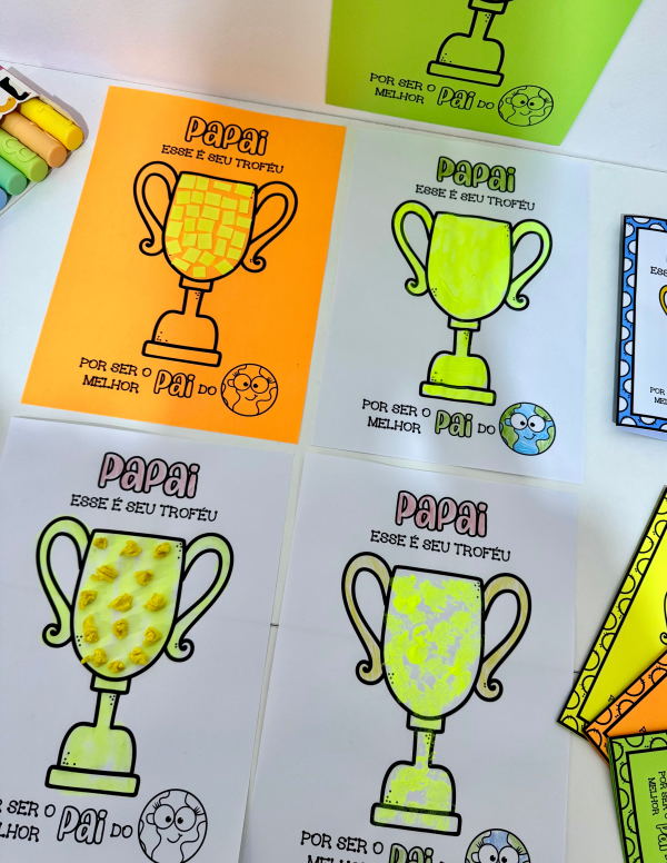 ATIVIDADE E CARTÃO DIA DOS PAIS TROFÉU - Image 4