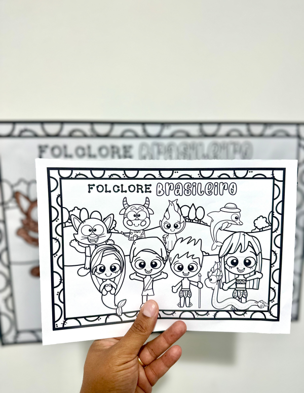 PAINEL PARA COLORIR FOLCLORE - Image 9