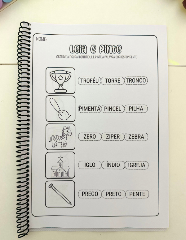 LEIA E PINTE - SÍLABAS COMPLEXAS - Image 8