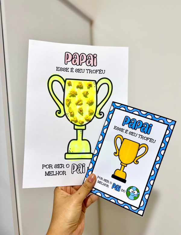 ATIVIDADE E CARTÃO DIA DOS PAIS TROFÉU - Image 11