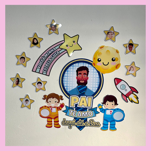 PAINEL DIA DOS PAIS ESTRELAS