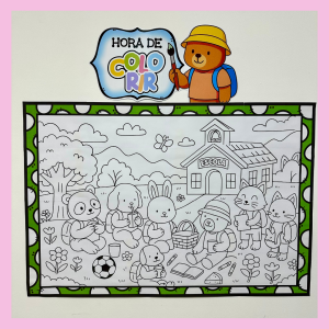 PAINEL PARA COLORIR BOBBIE GOODS