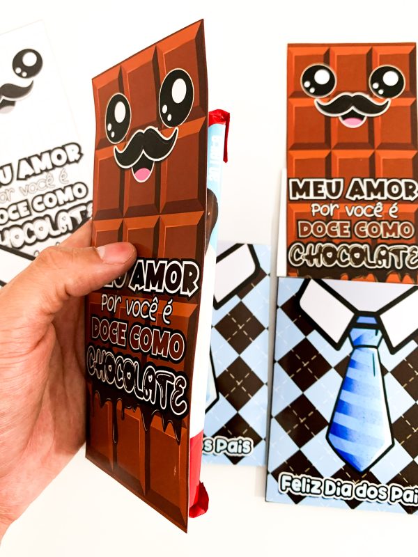 CARTÃO DIA DOS PAIS TEMA CHOCOLATE - Image 4