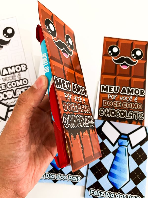 CARTÃO DIA DOS PAIS TEMA CHOCOLATE - Image 3