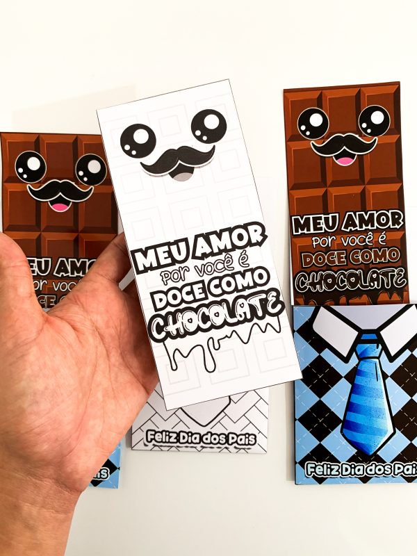 CARTÃO DIA DOS PAIS TEMA CHOCOLATE - Image 2