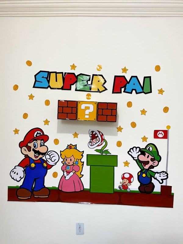 PAINEL DIA DOS PAIS - TEMA SUPER MARIO - Image 8