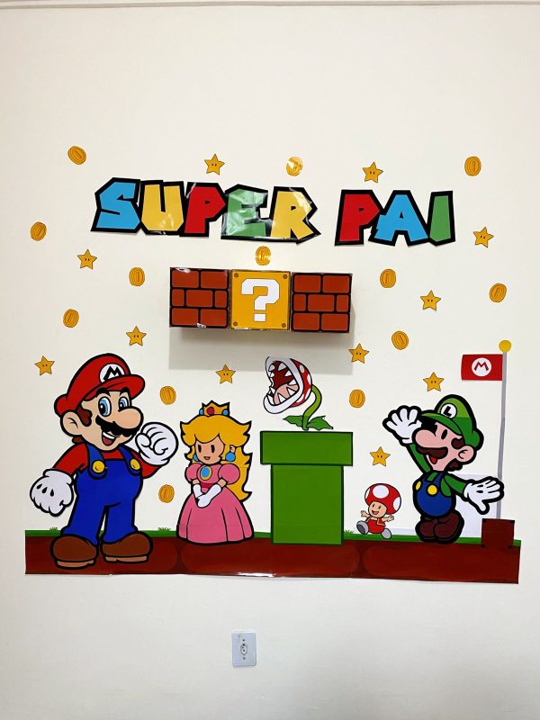 PAINEL DIA DOS PAIS - TEMA SUPER MARIO - Image 9
