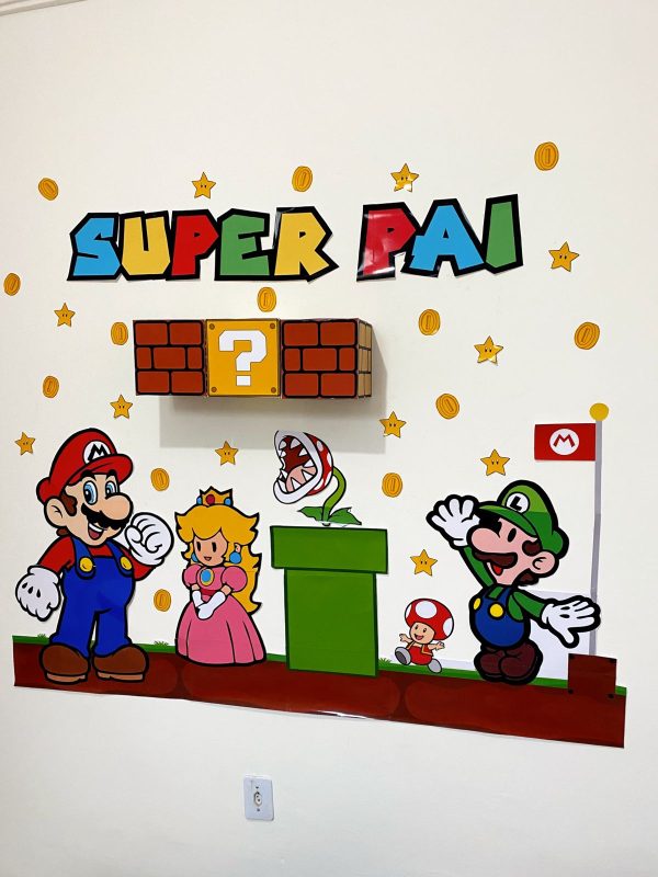 PAINEL DIA DOS PAIS - TEMA SUPER MARIO - Image 2