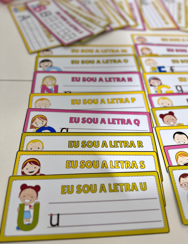 FICHAS DE TRAÇADO DO ALFABETO - Imagem 8