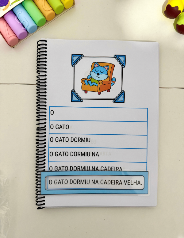 APOSTILA FLUÊNCIA LEITORA - 100 FRASES - Imagem 5