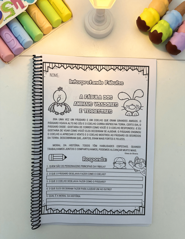 APOSTILA INTERPRETANDO FÁBULAS - Imagem 4
